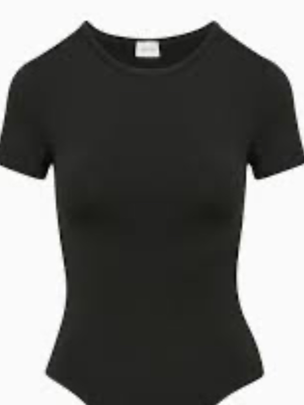 Wilfred free x small Black Short-Sleeve One-Piece Bodysuit revolve Aritzia